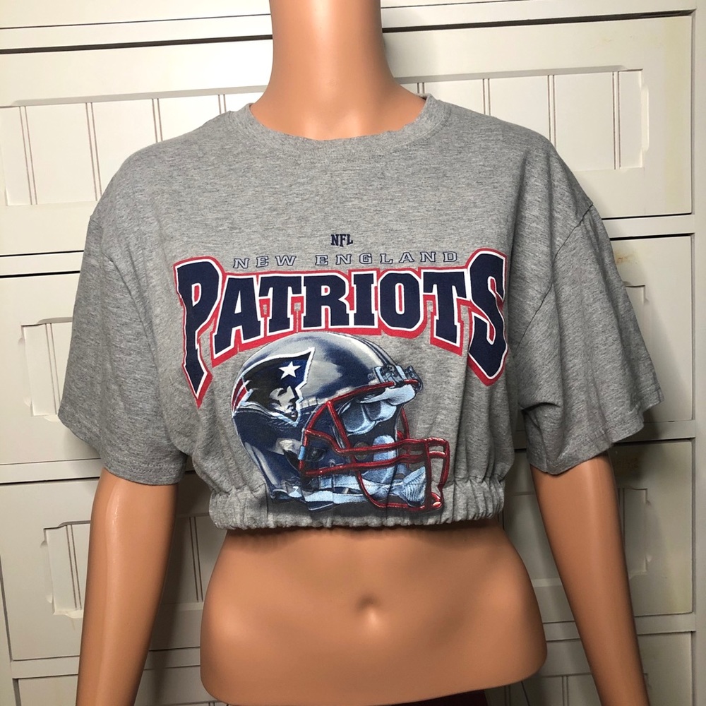 New England Patriots crop top